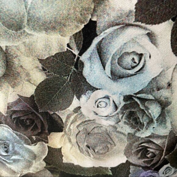 Emma Cook Rose Print Silk Blend Tunic Top Size 8 - Picture 7 of 7